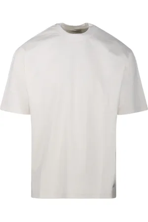 AMISH Homme, Tops, Blanc, Taille: L Off- T-Shirt