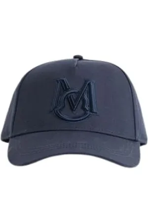 Moncler Unisex, Accessoires, Bleu, Taille: ONE Size Casquette de baseball marine