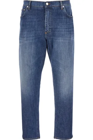 Dolce & Gabbana Homme, Jeans, Bleu, Taille: XL Loom 35 Jeans DG Back
