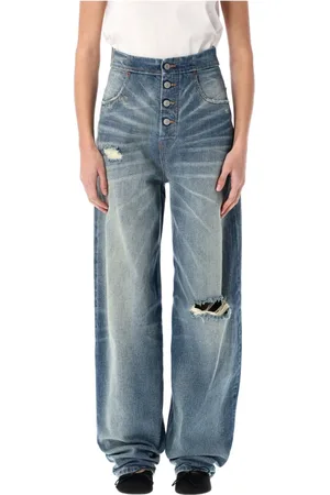 Maison Margiela Femme, Jeans, Bleu, Taille: W27 Rhianna Denim Jean Coupe Ample