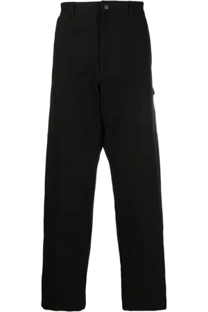 Moncler Homme, Pantalons, Noir, Taille: S Pantalon de sport avec broderie