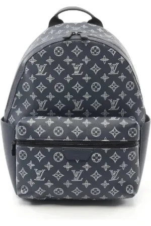 LOUIS VUITTON Homme, Pre-owned, Bleu, Taille: ONE Size Pre-owned Toile sacs-dos