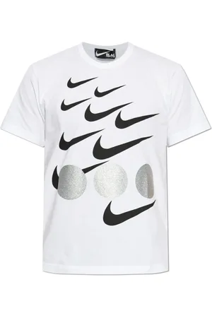 Comme des Garçons Unisex, Tops, Blanc, Taille: XS Noir x Nike