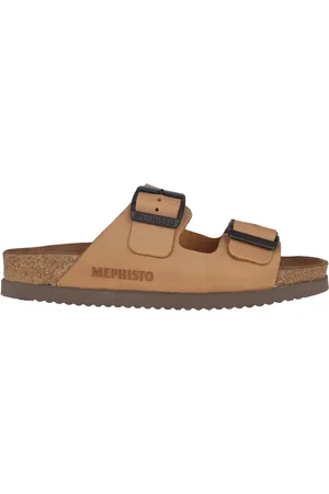 Mephisto Homme, Chaussures, Brun, Taille: 40 EU Sandale en marron châtaigne