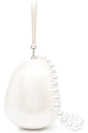 Simone Rocha Femme, Sacs, Blanc, Taille: ONE Size Sac bandoulière perle avec gros œuf