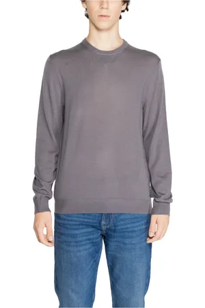 Armani Exchange Homme, Pulls, Gris, Taille: 2XL Tricots Homme Collection Automne/Hiver