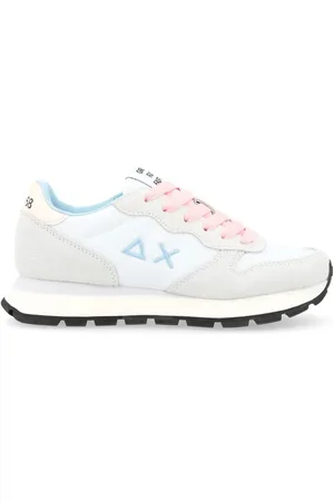 sun68 Femme, Chaussures, Multicolore, Taille: 36 EU Baskets en Nylon Blanc