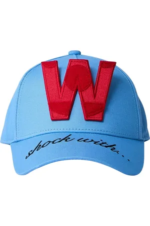 WALTER VAN BEIRENDONCK Homme, Accessoires, Bleu, Taille: ONE Size Casquette de Baseball en Sergé de Coton avec Logo