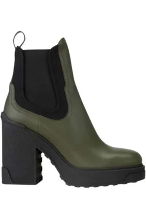 Moncler Femme, Chaussures, Vert, Taille: 37 EU Élégantes Chelsea-Bottes Isla