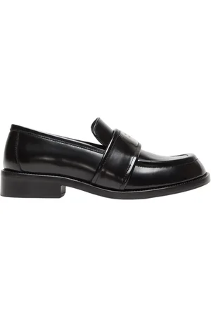 Acne Studios Femme, Chaussures, Noir, Taille: 41 EU Mocassins en cuir brossé