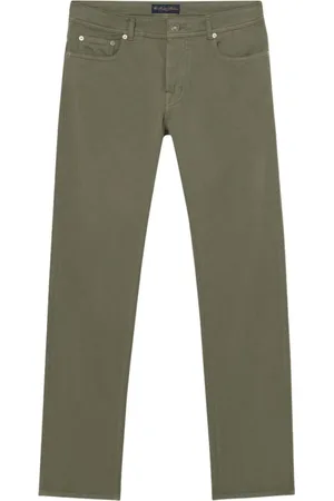 Brooks Brothers Homme, Jeans, Vert, Taille: W44 Pantalon cinq poches coupe droite