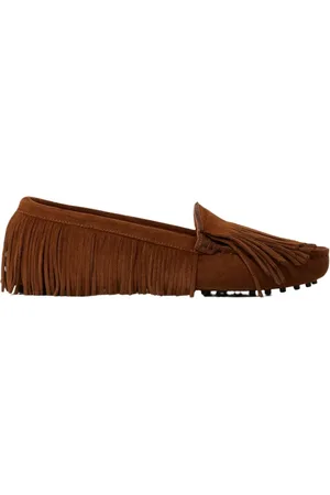 Scarosso Femme, Chaussures, Brun, Taille: 36 EU Élégance Intemporelle Mocassins à Franges