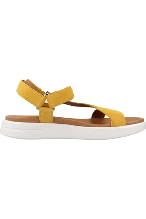 Geox Femme, Chaussures, Jaune, Taille: 36 EU Sandales Xand 2s