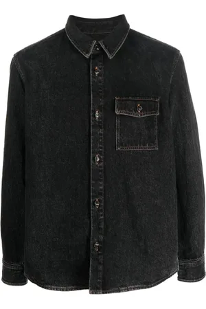 A.P.C. Homme, Chemises, Noir, Taille: S Valerian Denim Overshirt