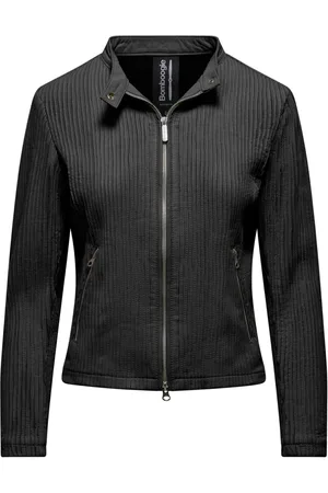 Bomboogie Femme, Vestes, Noir, Taille: 40 FR Caty Leather Jacket