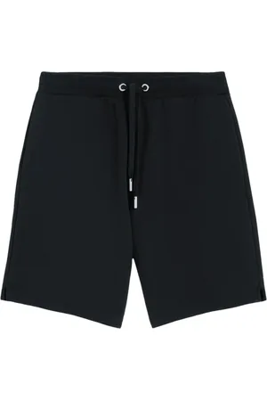 Ami Femme, Shorts, Noir, Taille: 36 FR Shorts en coton et élasthanne noirs décontractés