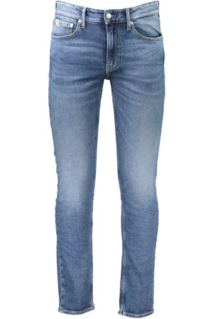 Calvin Klein Homme, Jeans, Bleu, Taille: W30 L32 Jean Slim Taper en Coton Bleu