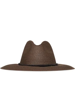 Brunello Cucinelli Femme, Accessoires, Brun, Taille: M Chapeaux Marron pour Hommes