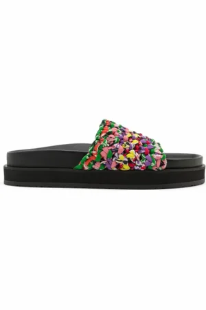 Arizona Love Femme, Chaussures, Noir, Taille: 39 EU Mules Tressées Colorées