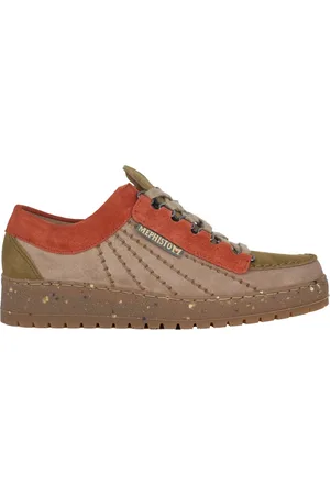 Mephisto Homme, Chaussures, , Taille: 42 EU Chaussure à Lacets Arc-en-ciel - Taupe