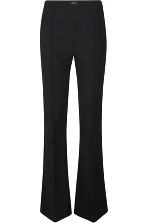Elisabetta Franchi Femme, Pantalons, Noir, Taille: 34 FR Pantalon Essentiel