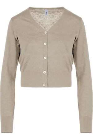 Bomboogie Femme, Pulls, , Taille: 36 FR Linen and cotton cardigan
