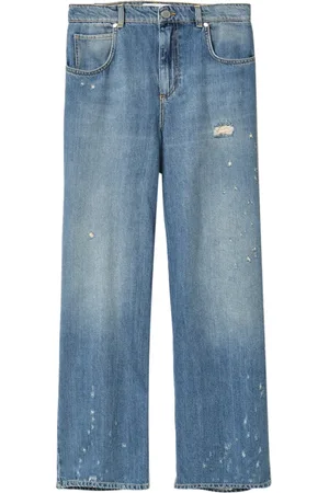 GAËLLE Femme, Jeans, Bleu, Taille: W29 Jean Droit Bleu pour Femme Moderne