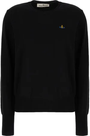 Vivienne Westwood Femme, Sweatshirts et sweats à capuche, Noir, Taille: 42 FR Collection de Maille Élégante