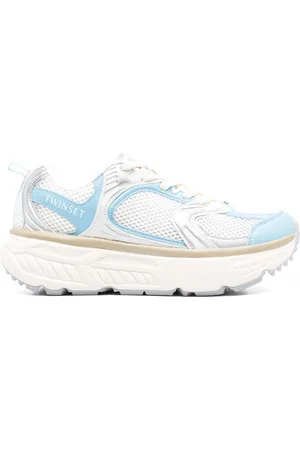 Twin-Set Femme, Sport, Multicolore, Taille: 38 EU Baskets de course colorblock