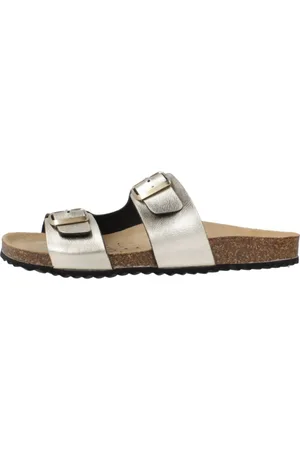 Geox Femme, Chaussures, Jaune, Taille: 38 EU Tongs