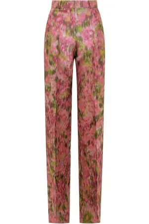 DEL CORE Femme, Pantalons, Vert, Taille: 40 FR Cigarette Pantalons