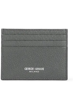Giorgio Armani Homme, Accessoires, Gris, Taille: ONE Size Porte-cartes Jade