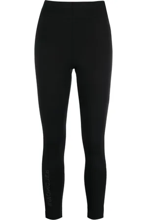 Moncler Femme, Pantalons, Noir, Taille: 38 FR Leggings Élégants