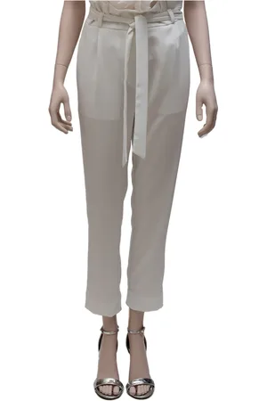 ERMANNO SCERVINO Femme, Pantalons, Blanc, Taille: 40 FR Chinos