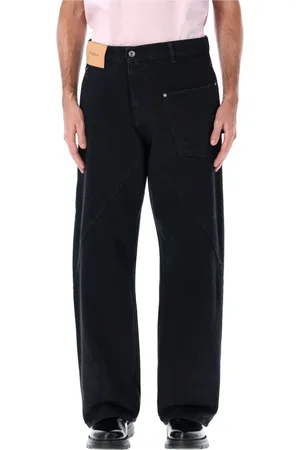 J.W.Anderson Homme, Jeans, Noir, Taille: W30 Twisted Worker Denim Jeans