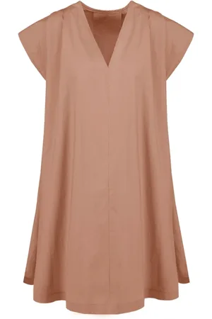 Bomboogie Femme, Robes, Rose, Taille: 40 FR Robe Confortable à Col en V avec Poches