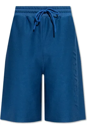 Moncler Homme, Shorts, Bleu, Taille: XL Short en coton