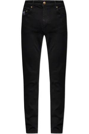 VERSACE Homme, Jeans, Noir, Taille: W35 Slim fit jeans