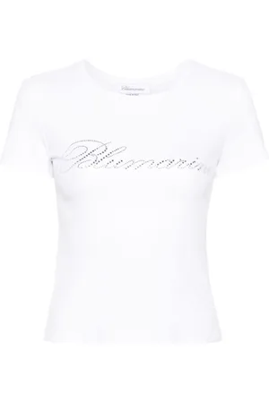 BLUMARINE Femme, Tops, Blanc, Taille: 42 FR T-Shirt N0100 Élégant Casual Tee