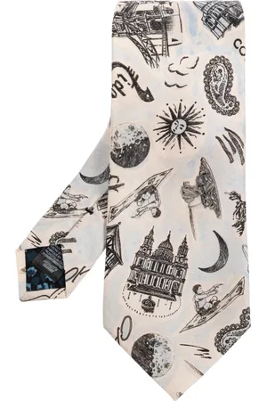 Paul Smith Homme, Accessoires, , Taille: ONE Size Cravate en soie avec motif
