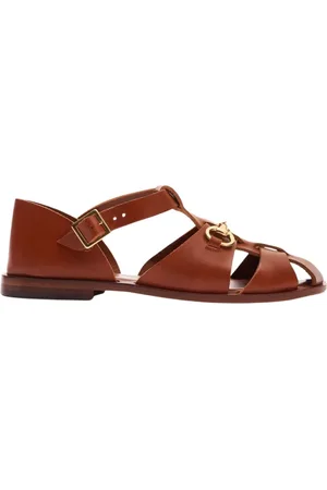 Scarosso Femme, Chaussures, Brun, Taille: 35 EU Sandale Hélène Cognac