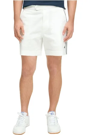 Brooks Brothers Homme, Shorts, Blanc, Taille: W34 Shorts de tennis en coton