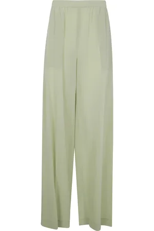 Joseph Femme, Pantalons, Vert, Taille: 38 FR Pantalon en Crêpe de Soie