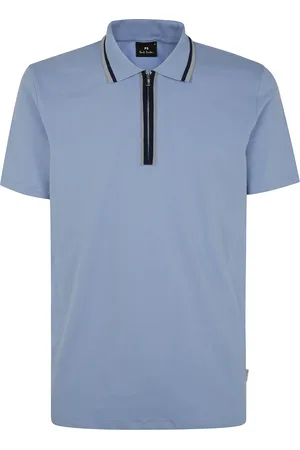 Paul Smith Homme, Tops, Bleu, Taille: M Polo à demi-zip