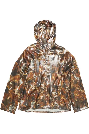 Acne Studios Homme, Vestes, Multicolore, Taille: S Veste Laminée Imprimé Animal Multicolore