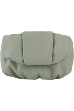 MALABABA Femme, Sacs, Vert, Taille: ONE Size Pochette en cuir faite main