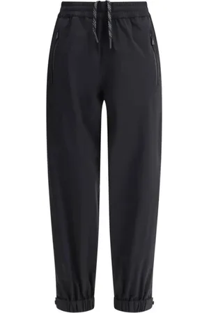 Moncler Femme, Pantalons, Noir, Taille: 36 FR Pantalon de sport à taille ajustable avec poches zippées