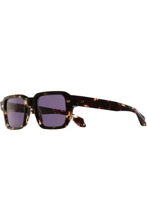 Cutler and Gross Unisex, Accessoires, Violet, Taille: ONE Size Lunettes de soleil en acétate Havana