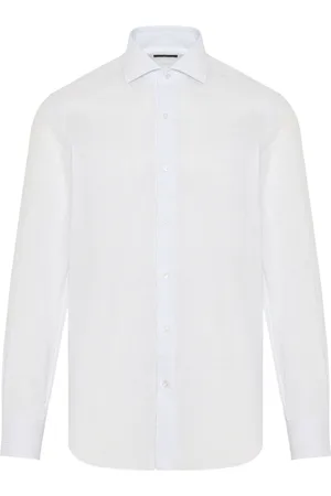 BARBA Homme, Chemises, Bleu, Taille: XL Chemise à rayures en lin coton Fabriquée en Italie