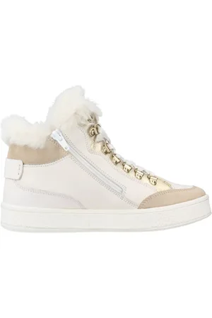 Geox Femme, Chaussures, Blanc, Taille: 36 EU Baskets Casual Élégantes pour Femmes
